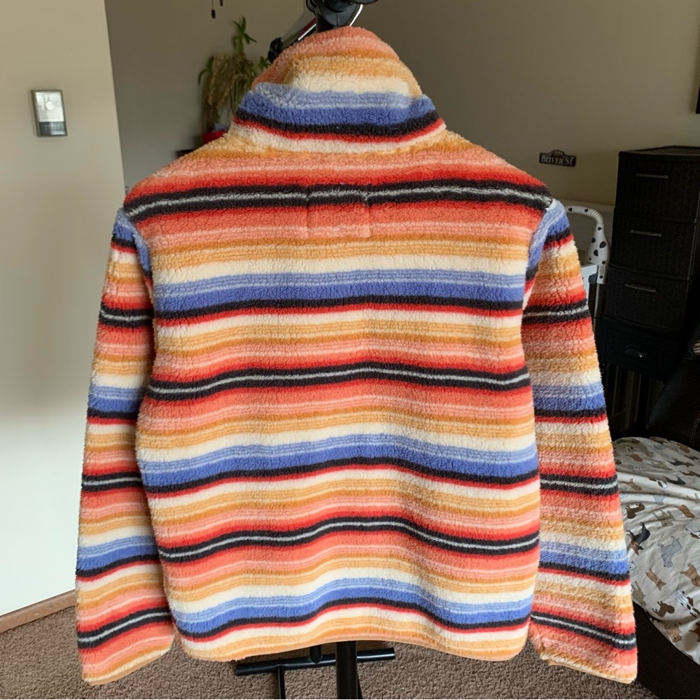 Billabong Fleece Snap Pullover Jacket - Picture 2 of 6